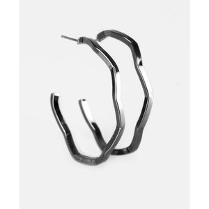 Gunmetal Hoops-Another Day, Another Slay